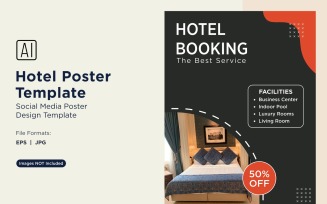 Hotel Marketing Poster Design Template 90