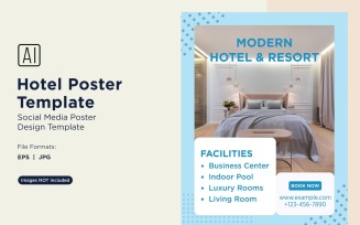 Hotel Marketing Poster Design Template 95