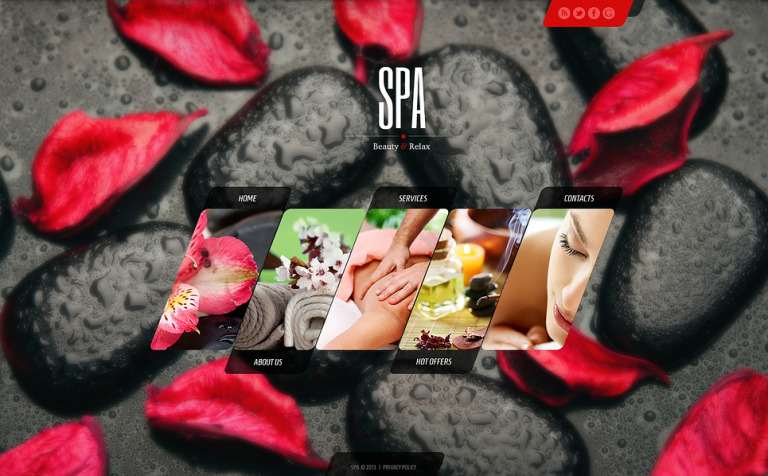 Beauty Salon Bootstrap Website Theme Big Screenshot Beauty Salon Website Template New Screenshots BIG
