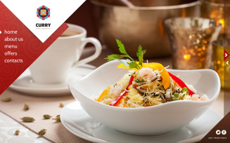 Indian Restaurant Website Template