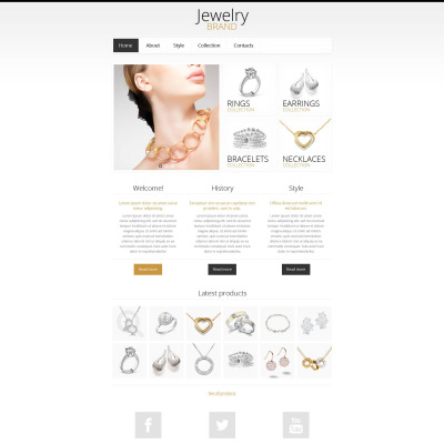 23+ Best Jewelry Website Templates 2018