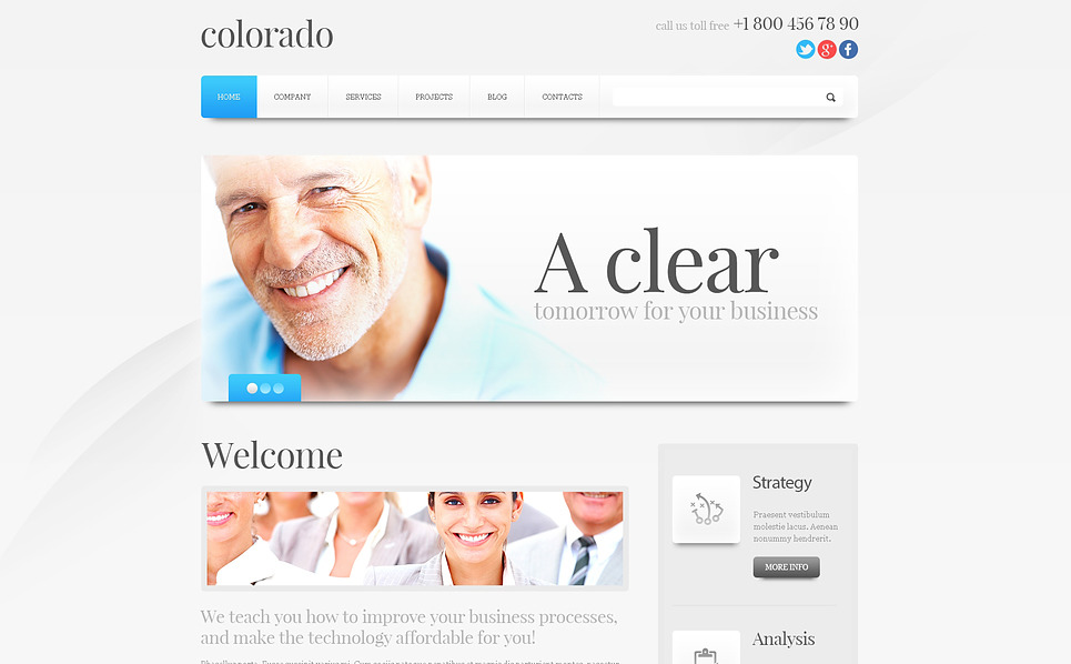 Management Company Responsive Joomla Template #45289