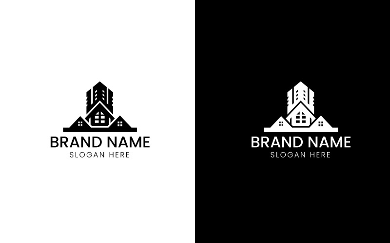 Real estate home logo-10-391 Logo Template