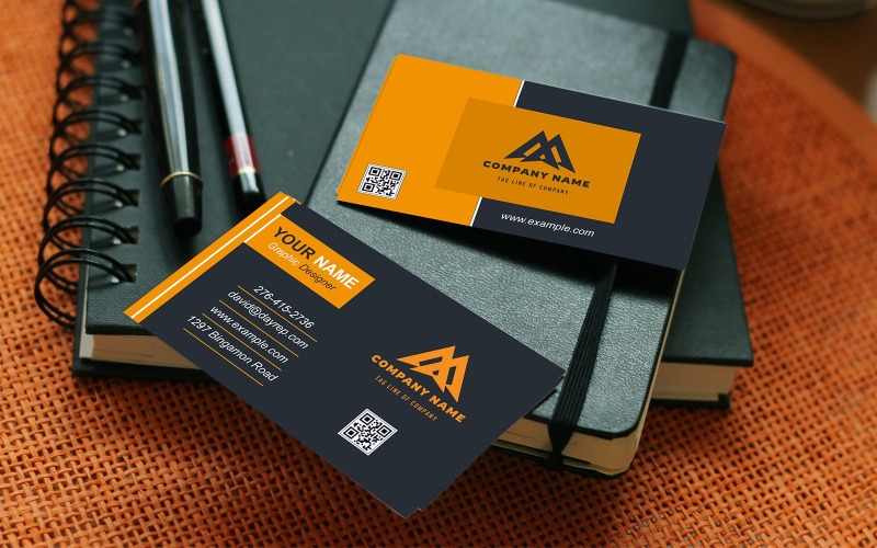 Business Card Template for Property - Dealers - Corporates - Customizable Designs - 682 Corporate Identity