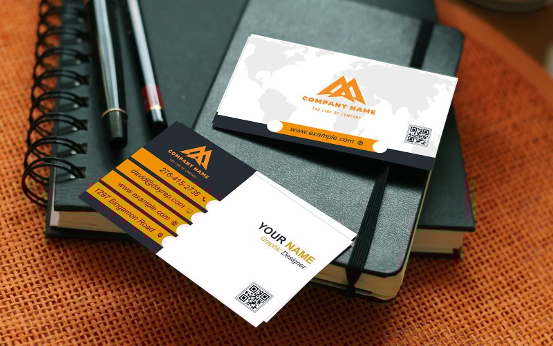 Business Card Template for Property - Dealers - Corporates - Customizable Designs - 684 Corporate Identity