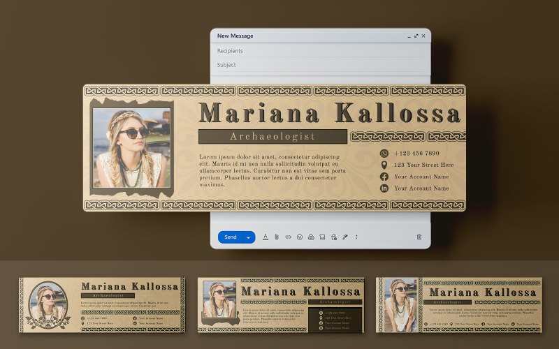 Bundle Medieval Email Signature Corporate Identity
