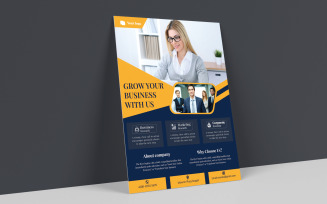 Grow Your Modern Business Flyer tamplate