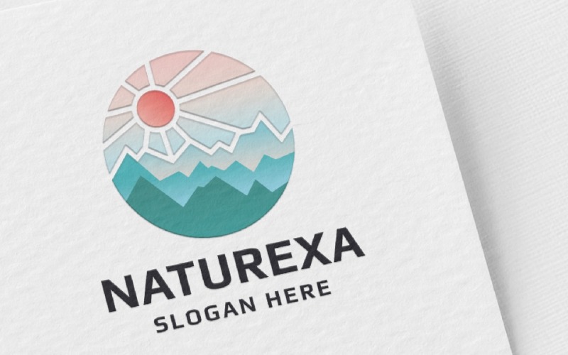 Naturexa Moving Toward Logo Logo Template