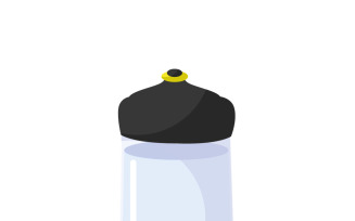 Protein shaker isolated. vector illustration
