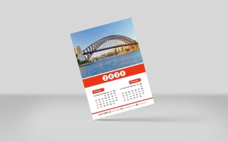 Modern Wall Calendar Design 2025
