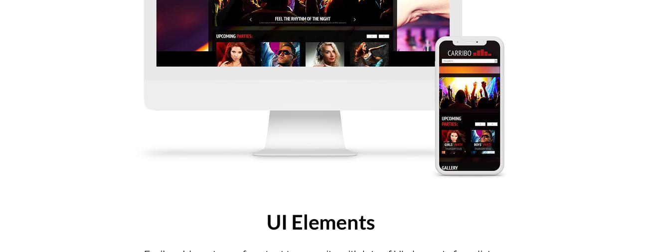 шаблон ночного клуба joomla