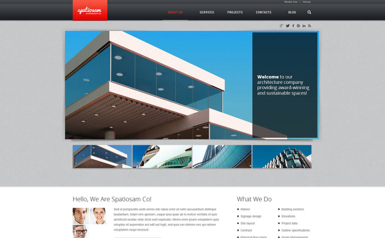 Architecture Bootstrap Joomla Template Big Screenshot Architecture Responsive Joomla Template New Screenshots BIG