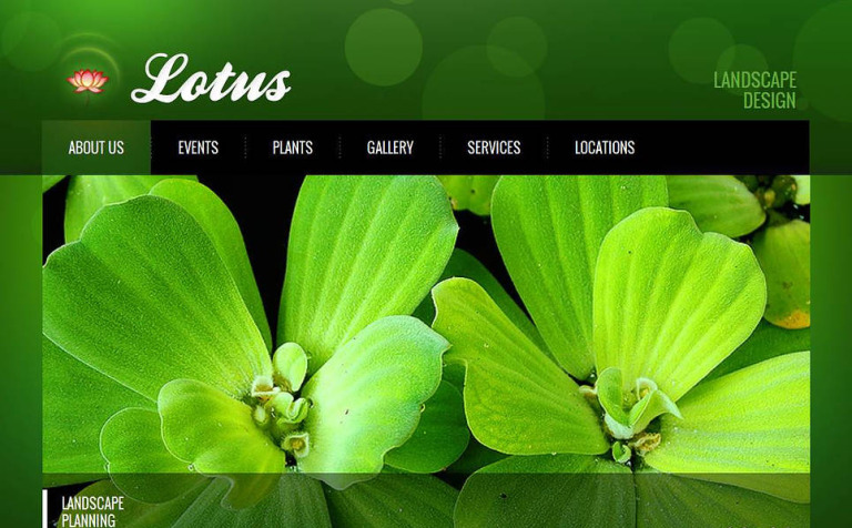 Landscape Design Premium Moto CMS HTML Theme Big Screenshot Landscape Design Moto CMS HTML Template New Screenshots BIG