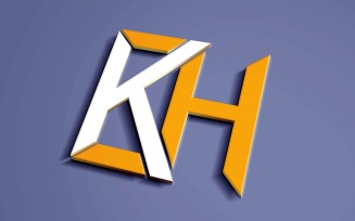 Creative and Minimalist KH Logo Design