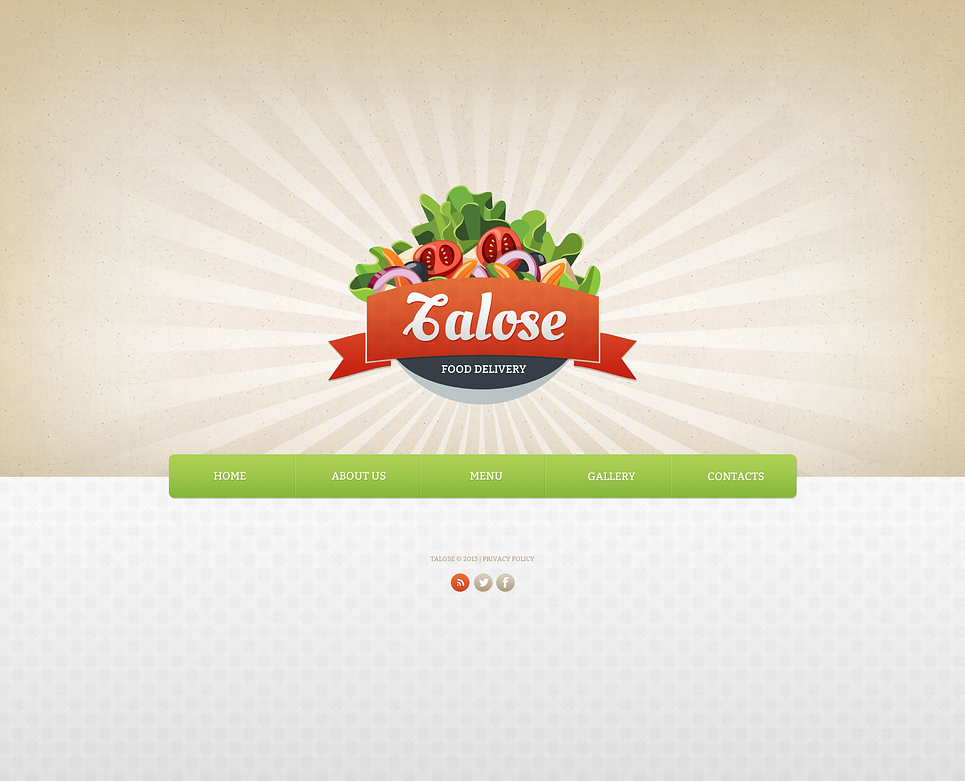 Food & Drink Website Template New Screenshots BIG