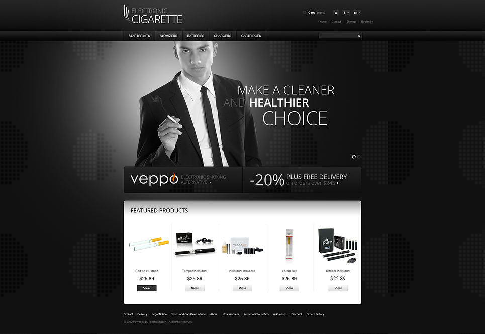 Responsive Cigarettes Store PrestaShop Theme New Screenshots BIG