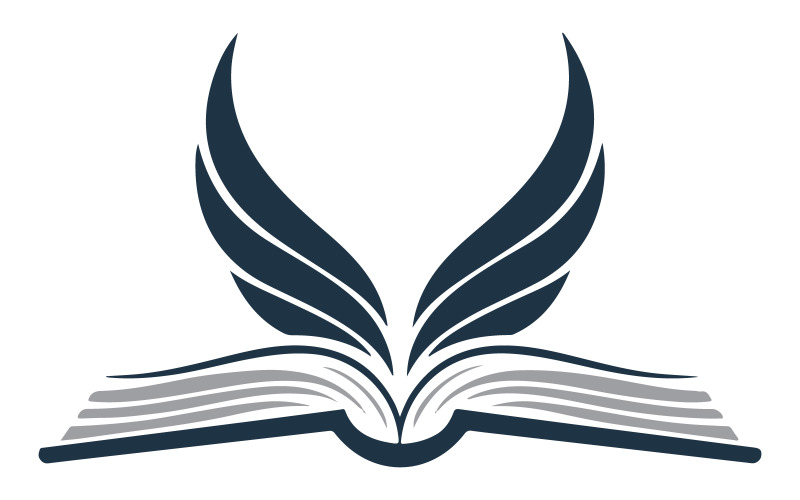 Book silhouette illustration Illustration