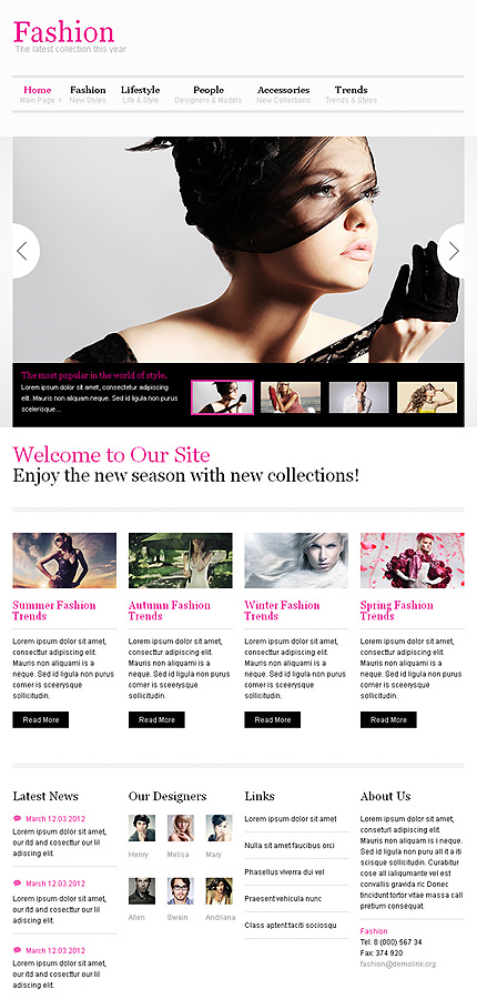 How Do You Become A Fashion Buyer: Fashion Stylist Website Templates