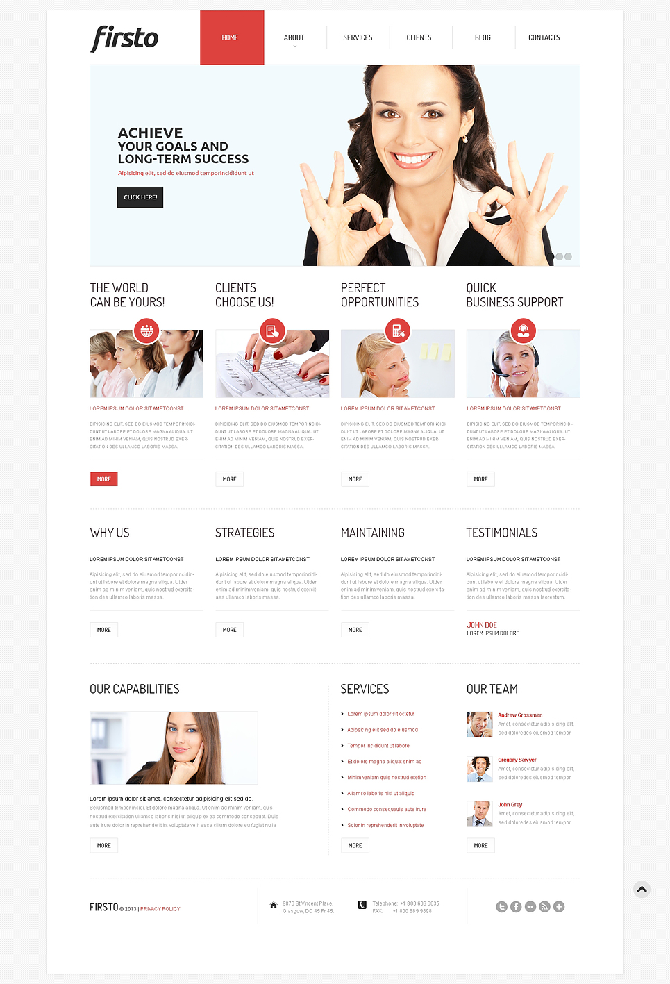 Business Strategies Joomla Template New Screenshots BIG