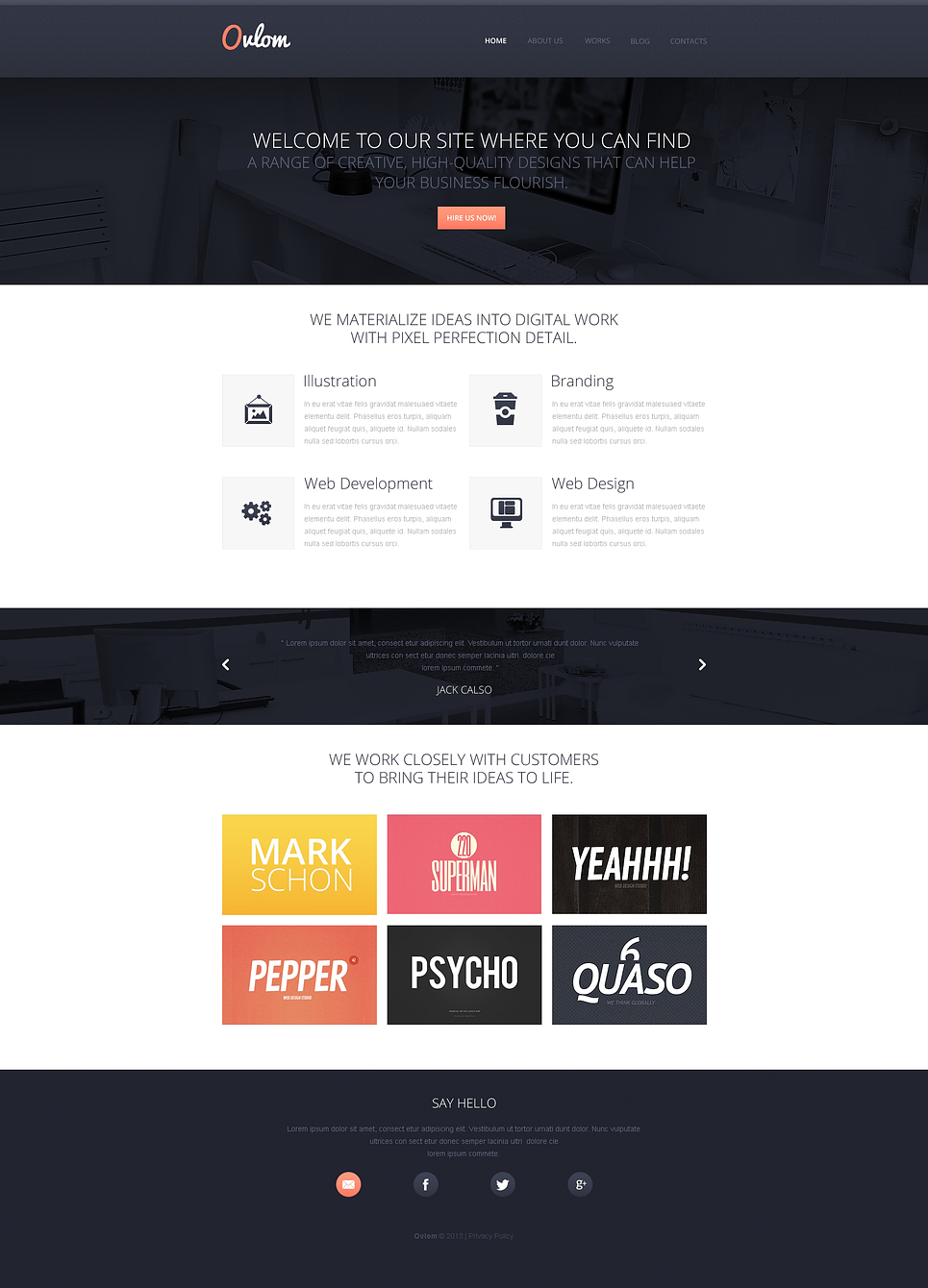 Design Studio Responsive Website Template New Screenshots BIG