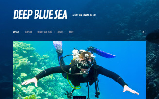 Diving Responsive WordPress Theme