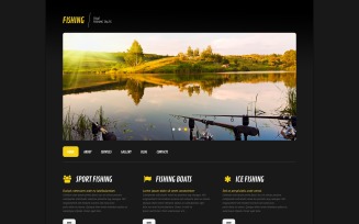 Fishing Responsive WordPress Theme