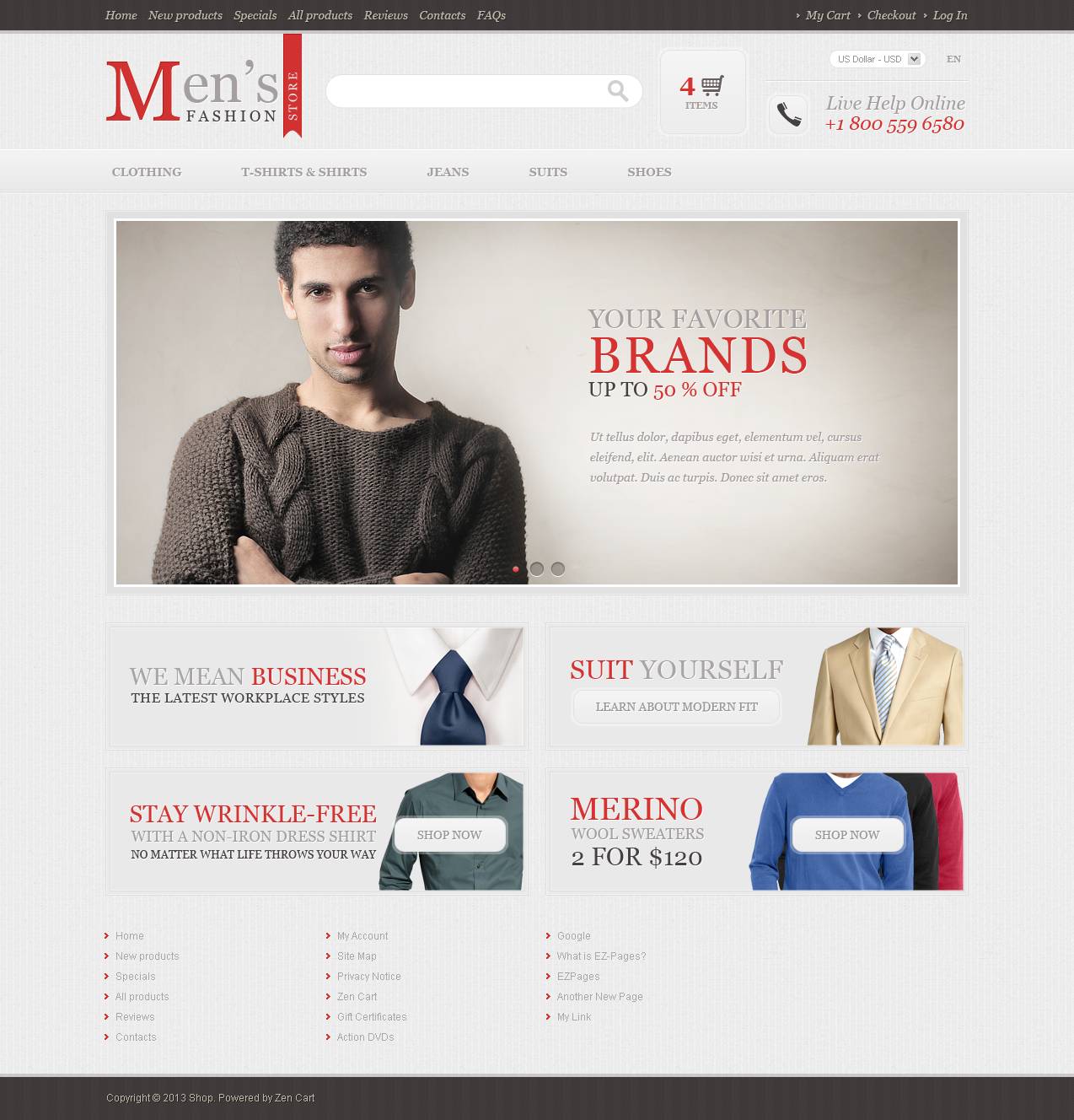 Men's Fashion Store №45555 - скриншот