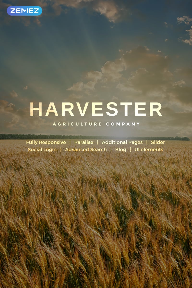 Plantilla Joomla "Large Picture Agriculture" #45560