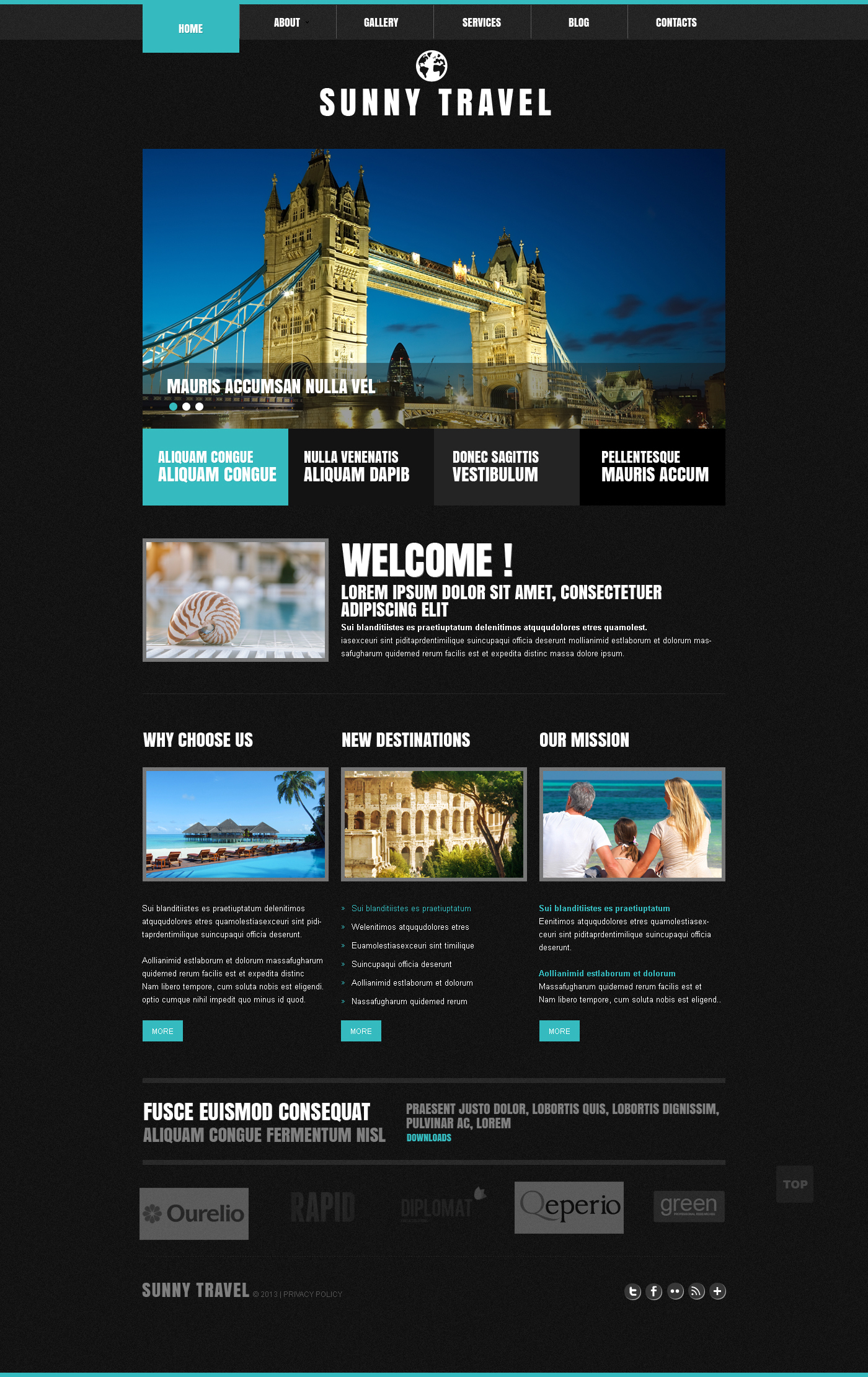 Responsive Seyahat Firması Joomla #45500 - Ekran resmi