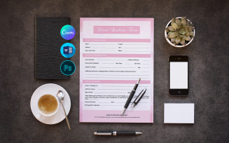 Client Contract Form / Booking Form Template