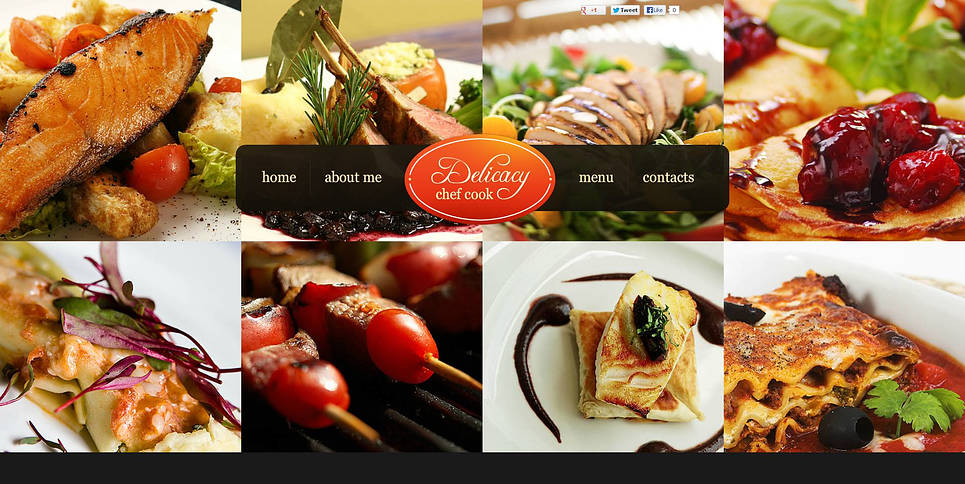 Cafe and Restaurant Flash CMS Template New Screenshots BIG