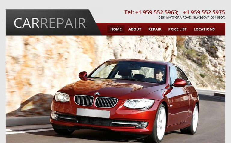 Car Repair Premium Facebook HTML CMS Template Big Screenshot Car Repair Facebook HTML CMS Template New Screenshots BIG