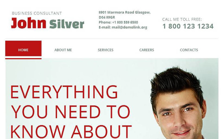 Consulting Premium Facebook HTML CMS Template Big Screenshot Consulting Facebook HTML CMS Template New Screenshots BIG