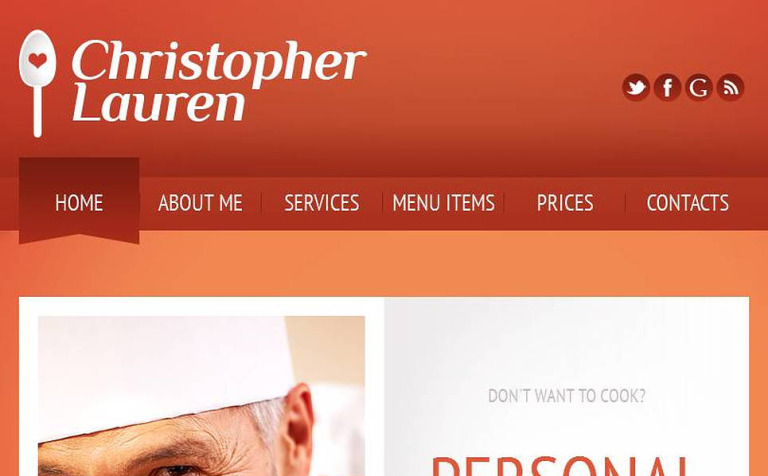 Cooking Premium Facebook HTML CMS Template Big Screenshot Cooking Facebook HTML CMS Template New Screenshots BIG