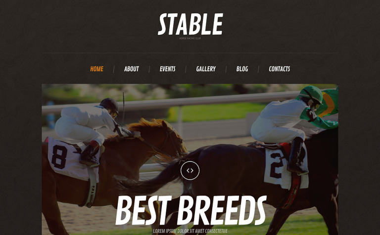 Horse Bootstrap WordPress Template Big Screenshot Horse Responsive WordPress Theme New Screenshots BIG
