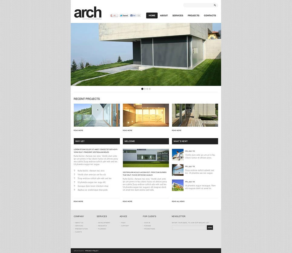 Real Estate Agency Flash CMS Template New Screenshots BIG