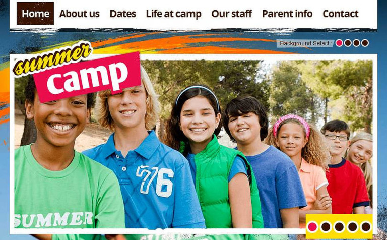 Summer Camp Premium Facebook HTML CMS Theme Big Screenshot Summer Camp Facebook HTML CMS Template New Screenshots BIG