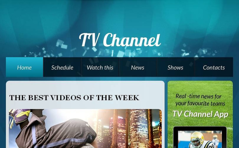 TV Channel Premium Facebook HTML CMS Theme Big Screenshot TV Channel Facebook HTML CMS Template New Screenshots BIG