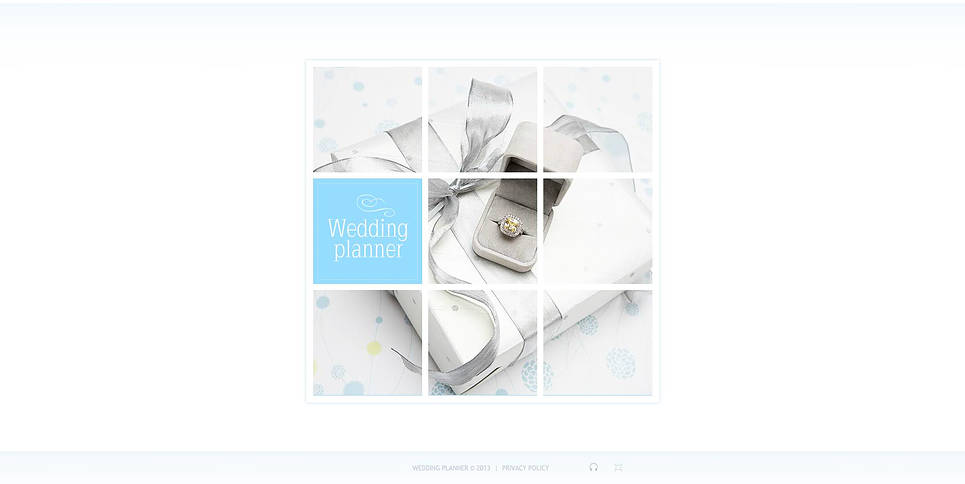 Wedding Planner Flash CMS Template New Screenshots BIG
