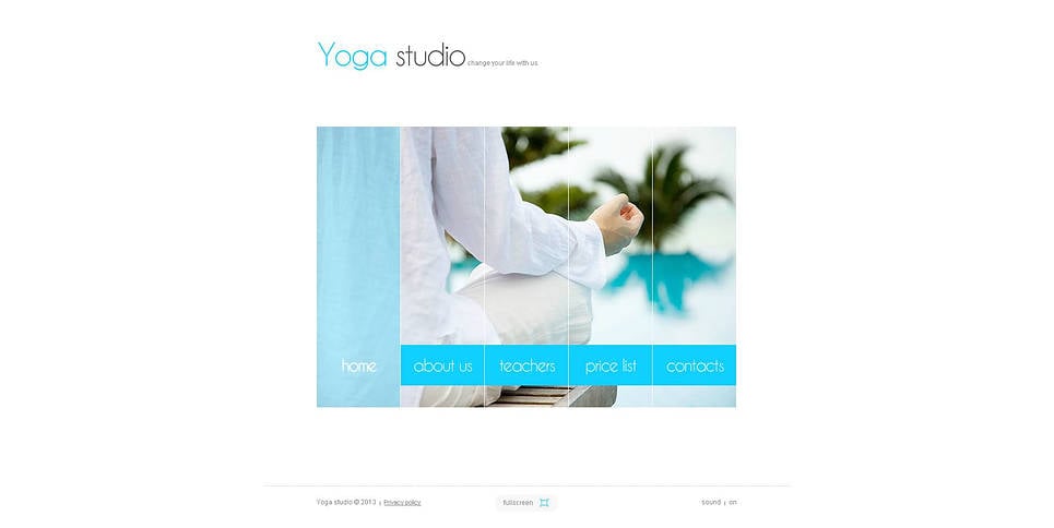 Yoga Flash CMS Template New Screenshots BIG