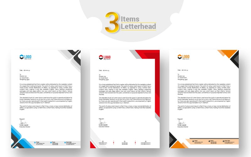 Corporate Business Letterhead Design Corporate Identity