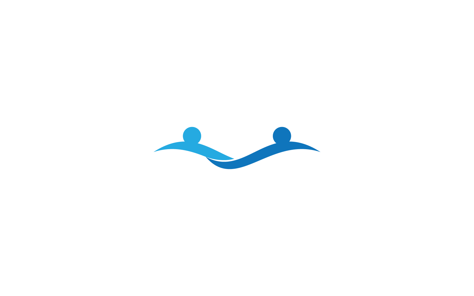 Flaches Design-Symbol für Community-, Netzwerk- und Social-Logos