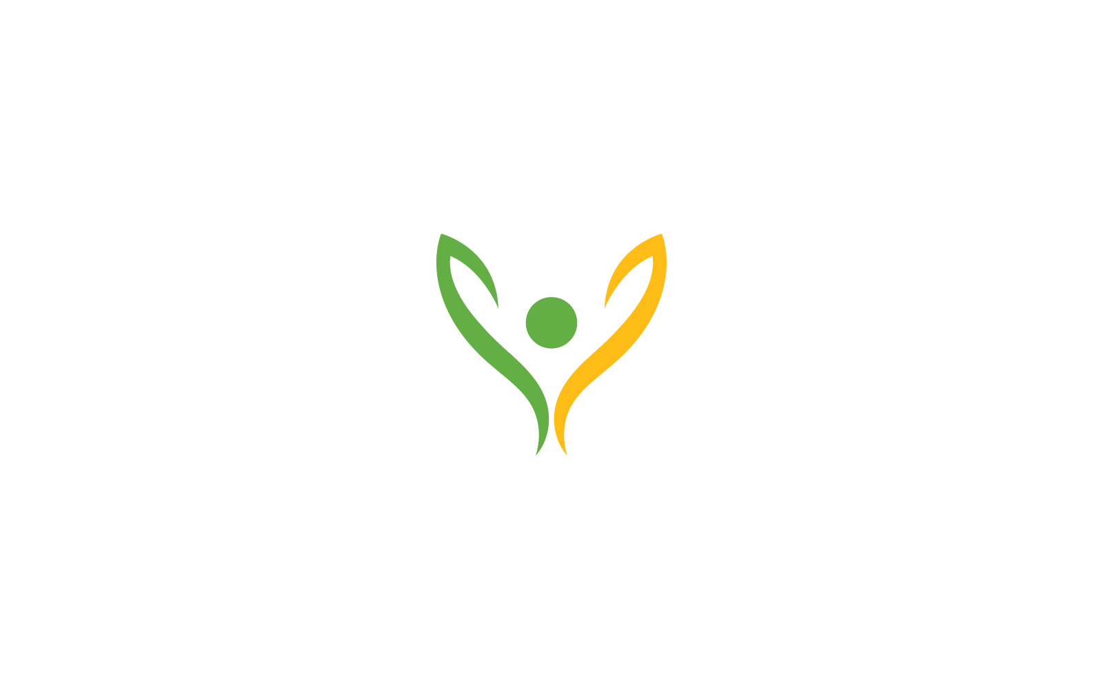 Gesundes Leben, Menschen, Logo, Illustration, Vektor-Design-Symbol