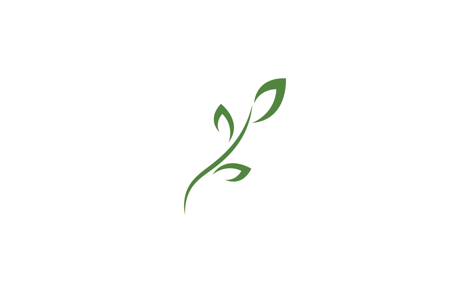Grünes Blatt-Logo, Ökologie, Natur-Element, flache Design-Vorlage