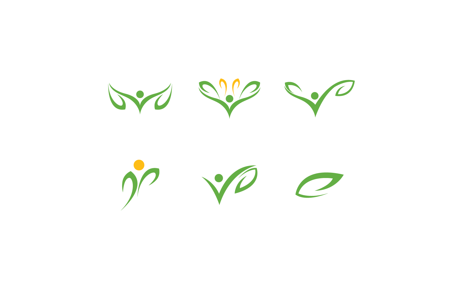 Healthy Life people Logo vector template icon