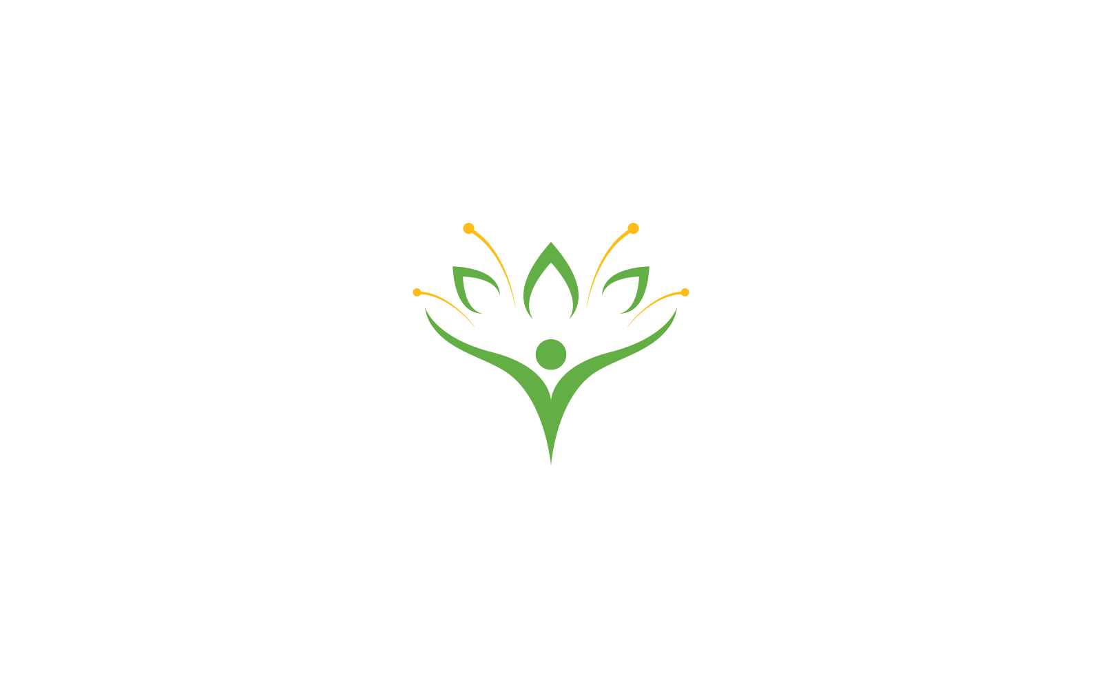 Plantilla de logotipo con ilustración de personas de vida sana icono vectorial