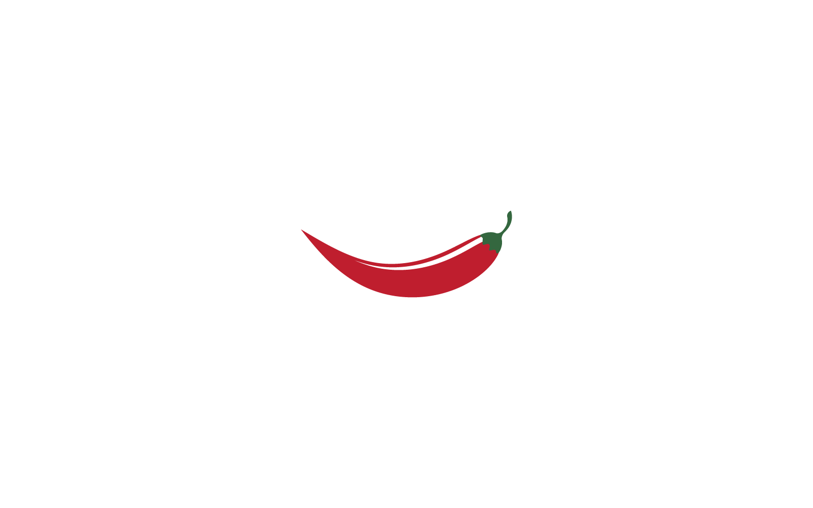 Hot Chili illüstrasyon logo illüstrasyon vektör şablonu