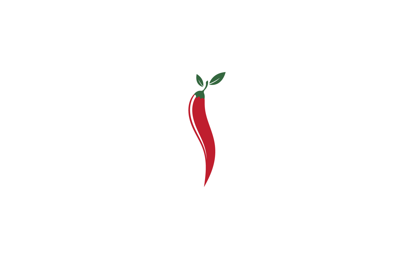Hot Chili illustration logo vector template flat design