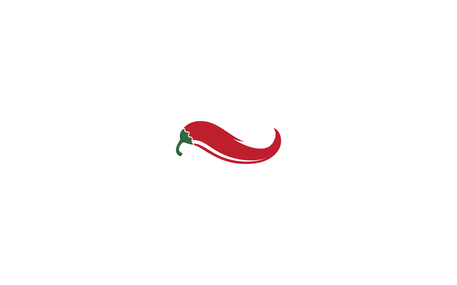 Hot Chili illüstrasyon logo vektör simgesi şablonu