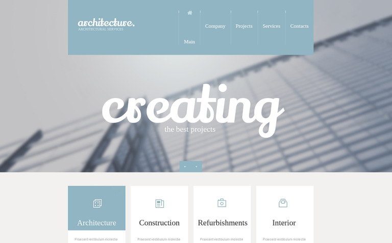 Construction Company Responsive Website Theme Big Screenshot Construction Company Responsive Website Template New Screenshots BIG